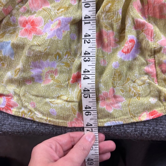 BILLABONG Women’s Green Floral Sun Dress Spaghetti Strap Tie Back size: Medium - Picture 4 of 6